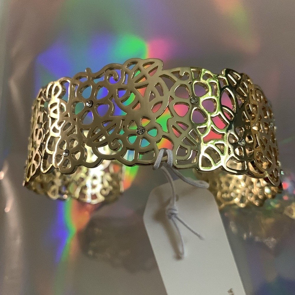 Stella & Ruby Gold Filigree Bracelet - Picture 5 of 5